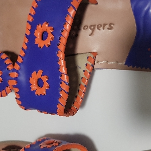 Jack Rogers Blue and Orange Sandals size 7 - Picture 3 of 3